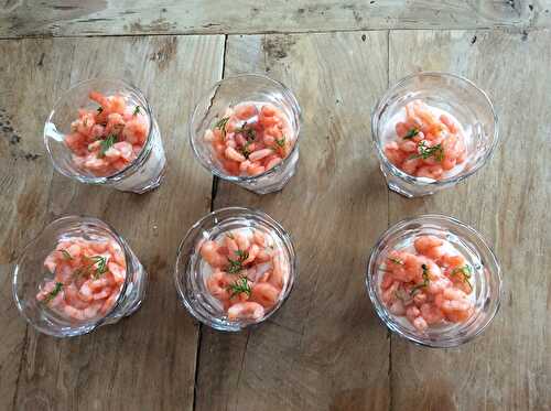 VERRINE AUX CREVETTES DUCOIN