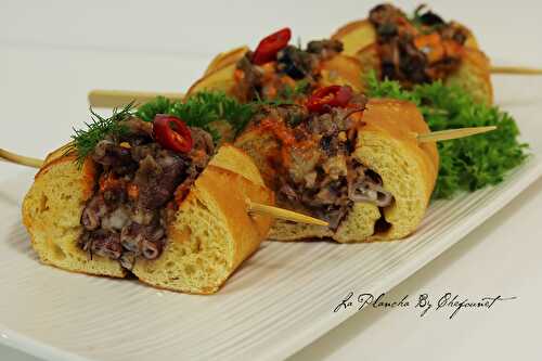 Bocadillos de Chipirones, Sauce Andalouse (tapas)