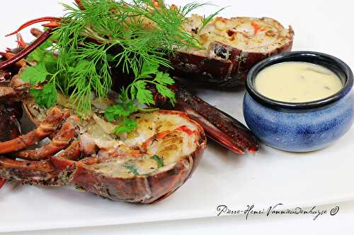 Homard grillé au beurre blanc à l'estragon