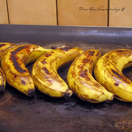 Recette de la banane marinée au rhum à la plancha