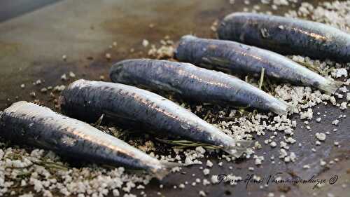 Recette de sardines à la plancha au gros sel de Guérande