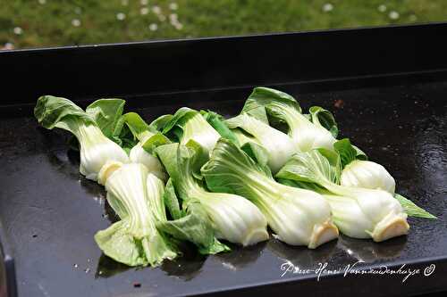 Recette des chou chinois (Bok choy ou pak choï), pommes de terre douces au basilic