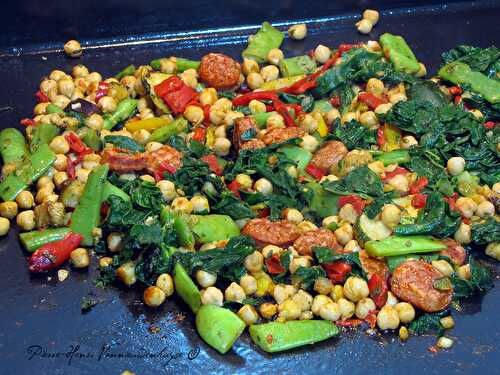 Recette des légumes à l'espagnole à la plancha - Recettes et Cuisine à la plancha