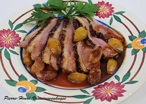 Recette du magret de canard aux mirabelles de Lorraine, à la plancha