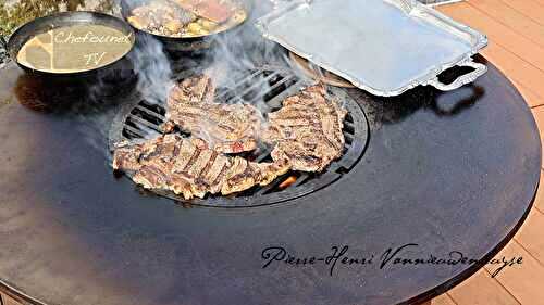 Cuisine brasero plancha : Entrecôte minute sauce au whisky et gingembre