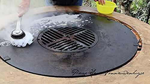 Nettoyage courant du brasero plancha