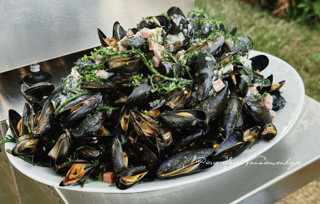 Moules à la plancha ou brasero plancha à la vendéenne