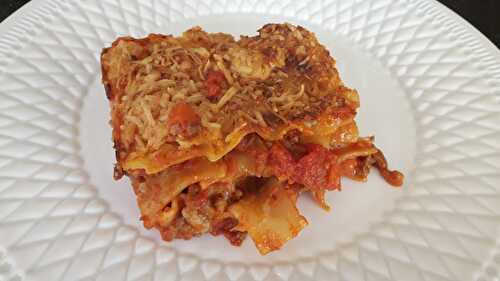 Lasagnes à la bolognaise  pâtes