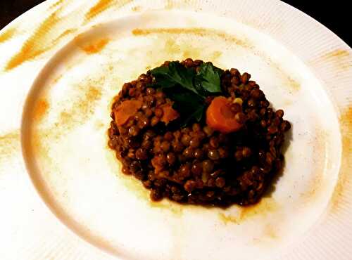 Lentilles à la marocaine  Lentilles à la marocaine