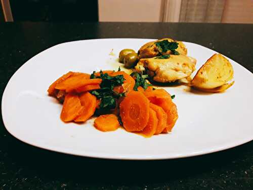 Poulet massalé, carottes au cumin - Recettes et Récits