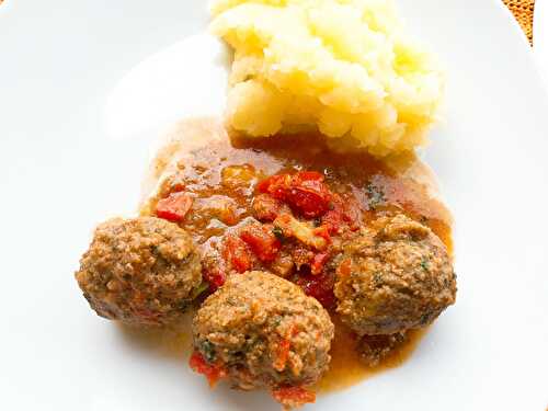 Tajine de boulettes de boeuf aux épices