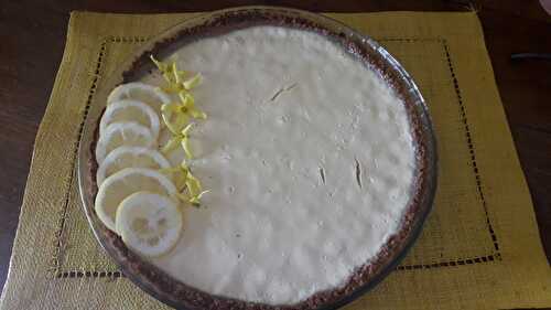 Tarte au citron façon cheese cake