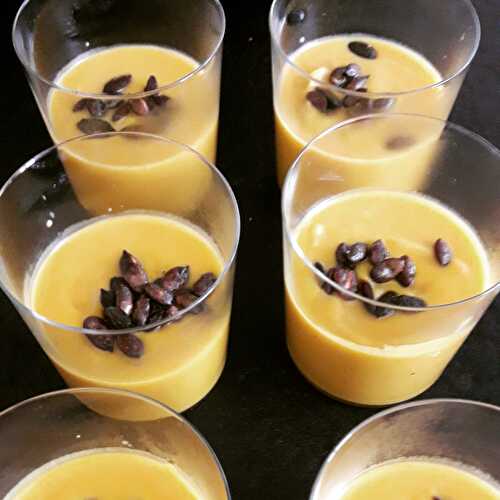 Velouté de patidou au gingembre et au curcuma