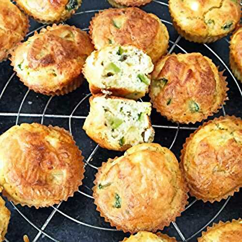 Cakes salés à la courgette et à la feta