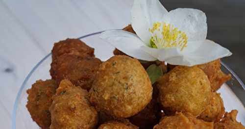 Beignets ( ou accras) de potiron