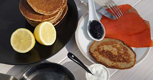 Blinis au sarrasin ( sans gluten )