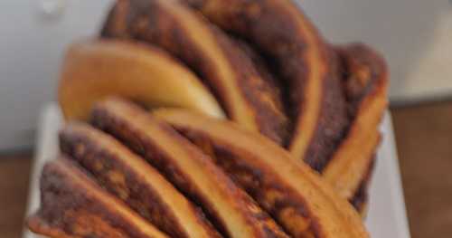 Brioche marbrée au chocolat