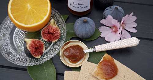 Confiture de figues à l'orange