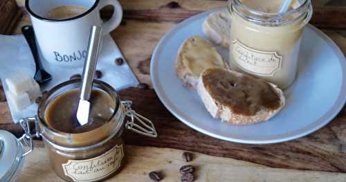 Confiture de lait et sa version café