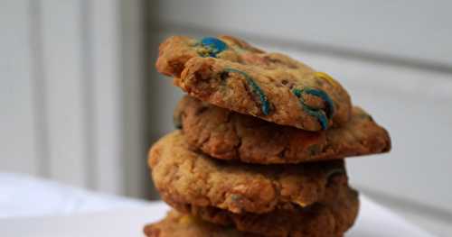 Cookies aux M&M's et au peanut butter