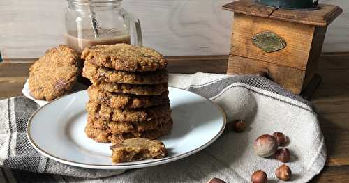 Cookies noisettes chocolat anti-gaspi (au pain dur)