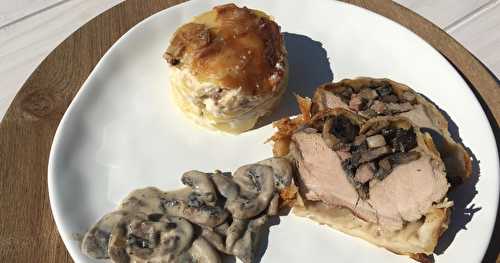 Filet mignon en croûte farci aux champignons