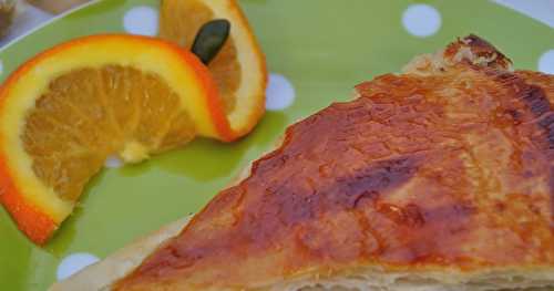 Galette des rois pistache-orange confite