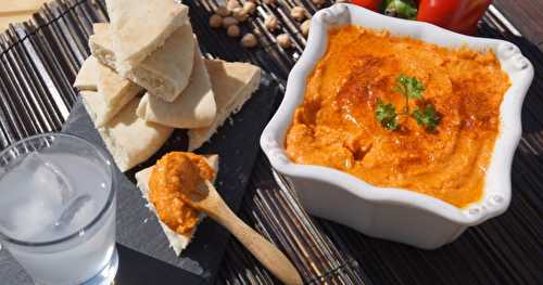 Houmous au poivron