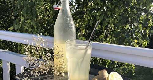 Limonade rafraîchissante au citron et au gingembre