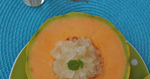 Melon au granité anisé