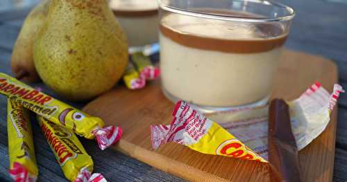 Mousse de poires aux Carambars