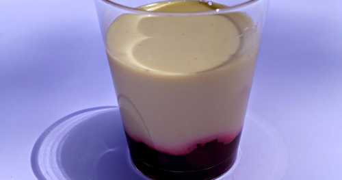 Panna cotta pistache-griottes