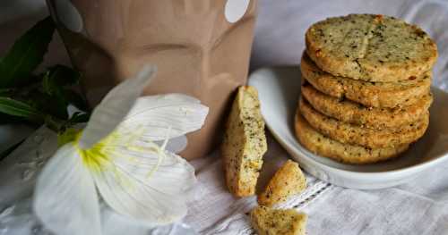 Sablés au thé et au citron