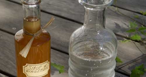 Sirop de gingembre pour ginger ale et autres utilisations