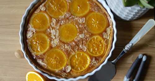 Tarte amande-orange