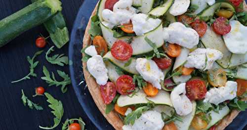 Tarte façon salade italienne