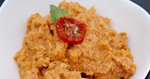 Tartinade d'artichaut aux tomates confites