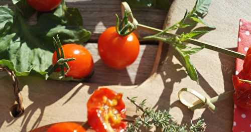 Tomates confites maison