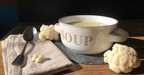 Velouté de chou-fleur anti-gaspi