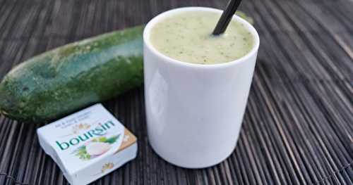 Velouté de courgette au Boursin