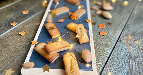 Financiers amande orange marron