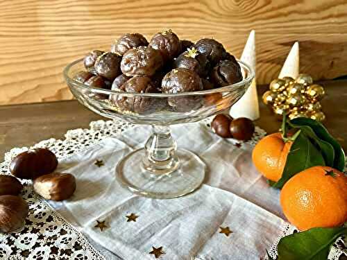 Marrons glacés à la clémentine