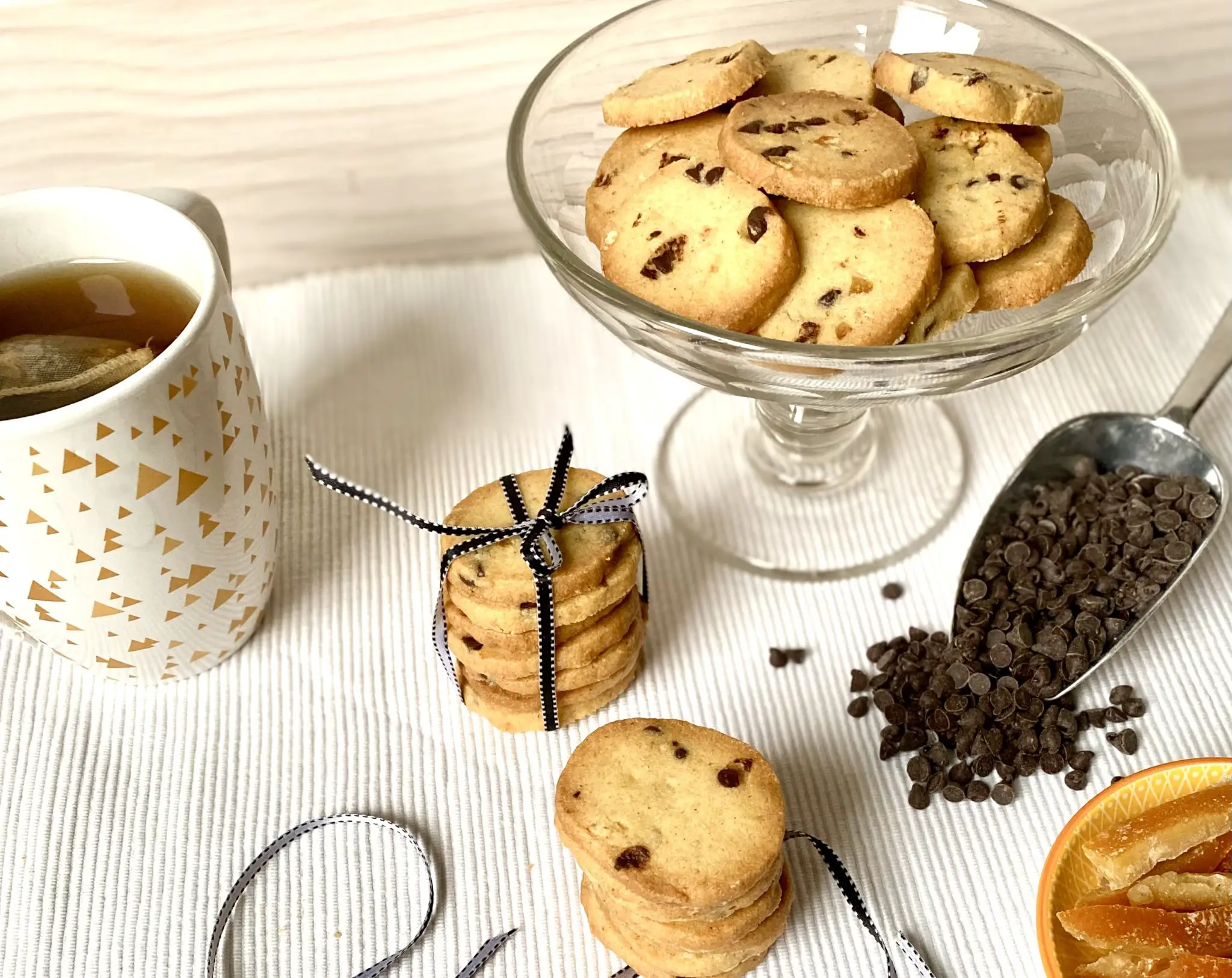 Sablés de Noël à l'orange et au chocolat