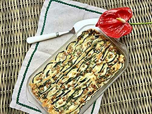 Crinkle cake salé à la courgette