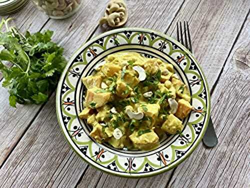 Curry de patate douce, butternut et pois chiches