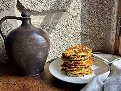 Galettes de polenta aux 3 légumes