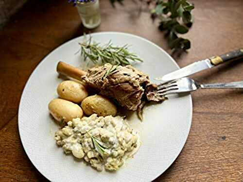 Souris d'agneau confites