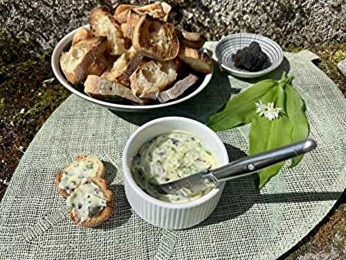 Beurre à l'ail des ours et à la truffe