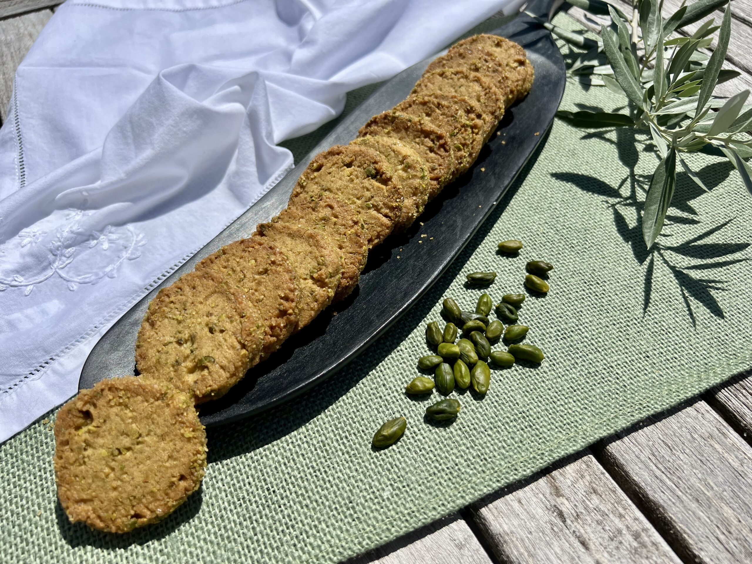 Sablés à la pistache
