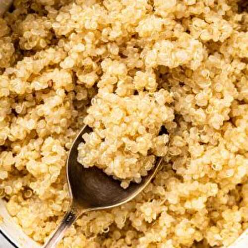 Recette quinoa et poivrons keto